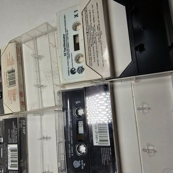 ZZ TOP Lot of 4 Cassette Tapes - Afterburner Eliminator El Loco Tejas - Picture 5 of 6